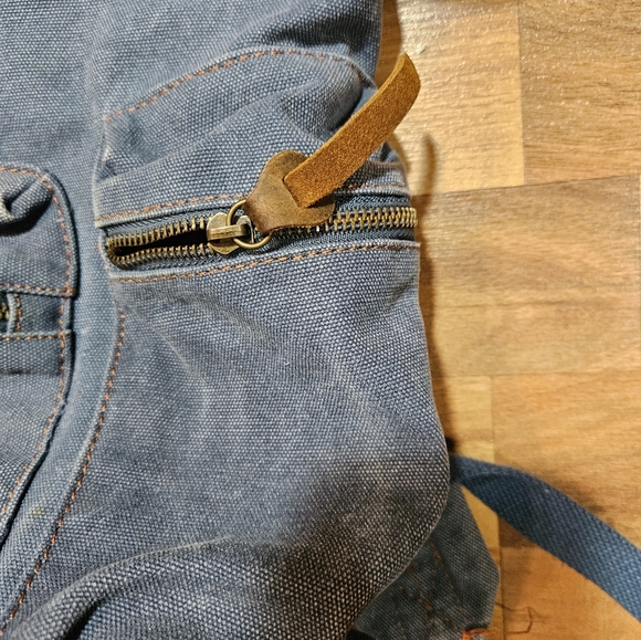 AUGUR STRAUSS & CO JANS CANVAS Straps VTG  BACKPACK Straps - Picture 3 of 9